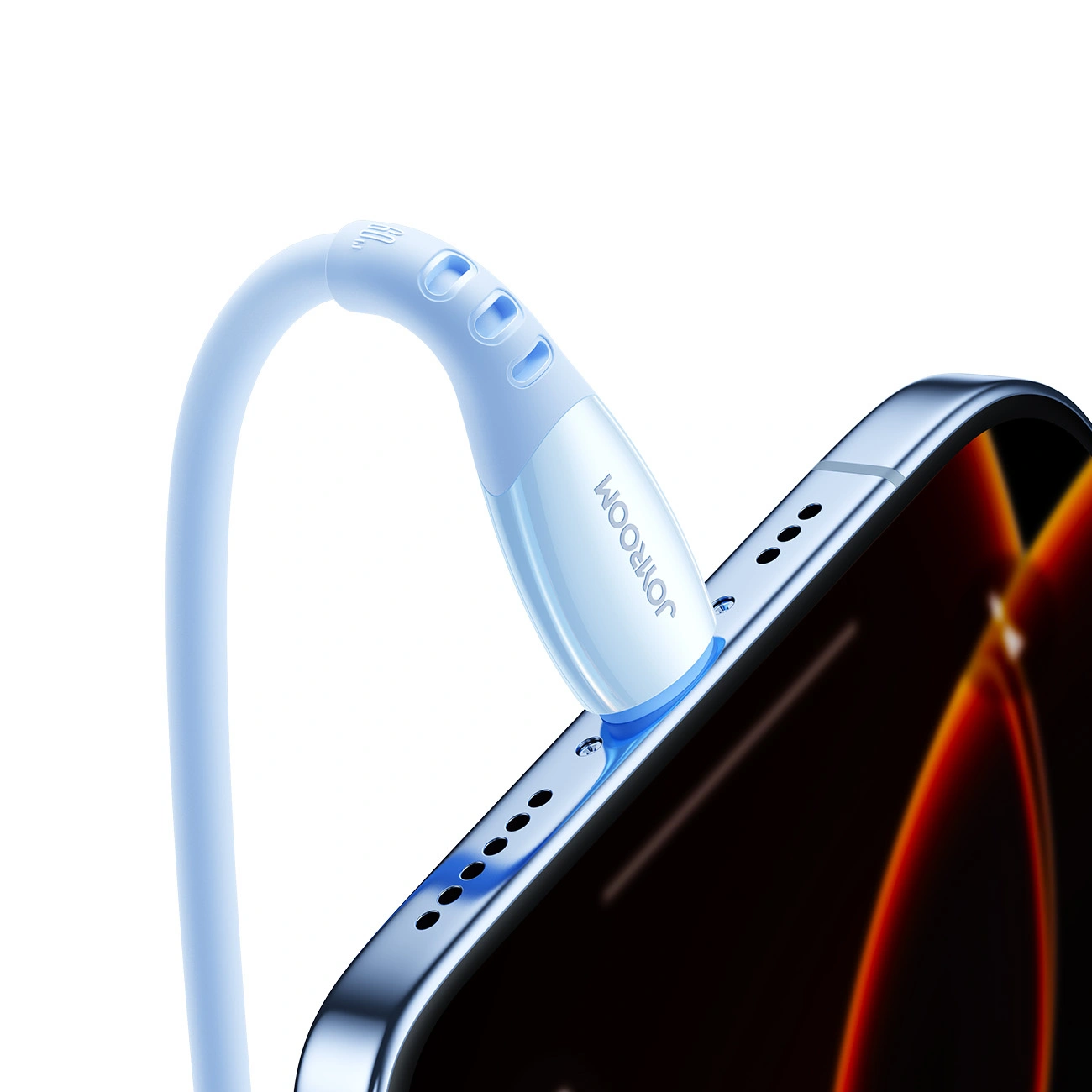USB-C - USB-C adat- és töltőkábel Joyroom S-A59 Vibrant, 60W, 1.2m, Kék