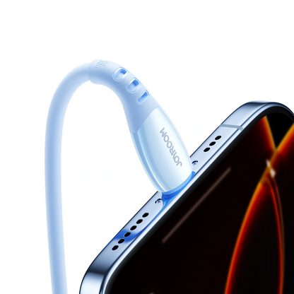 USB-C - USB-C adat- és töltőkábel Joyroom S-A59 Vibrant, 60W, 1.2m, Kék