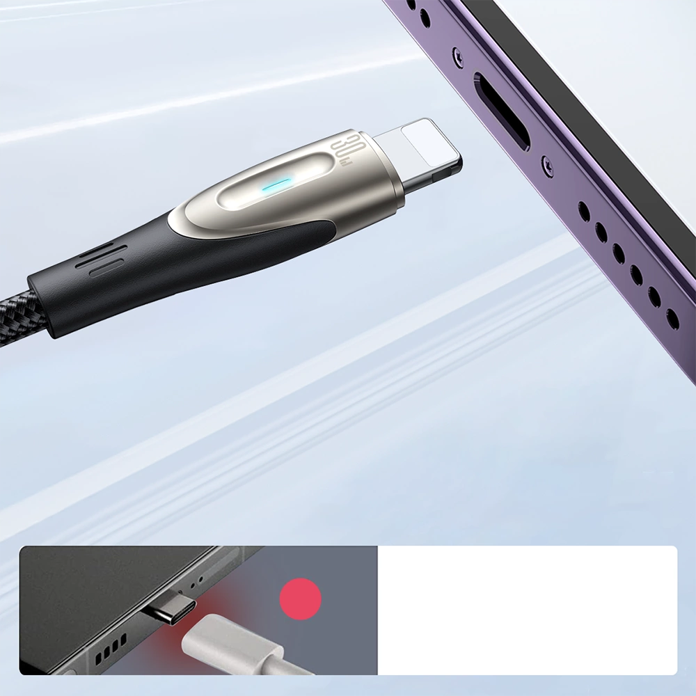 USB-A - Lightning adat- és töltőkábel Joyroom SA31-AL3, 18W, 1,2m, fekete