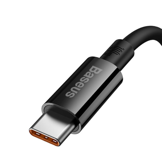 Adat- és töltőkábel USB-A - USB-C Baseus Superior sorozat, 100W, 2m, fekete P10320102114-02