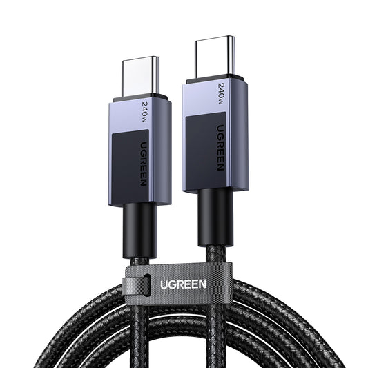 USB-C - USB-C UGREEN L513 adat- és töltőkábel, 240W, 2m, Fekete