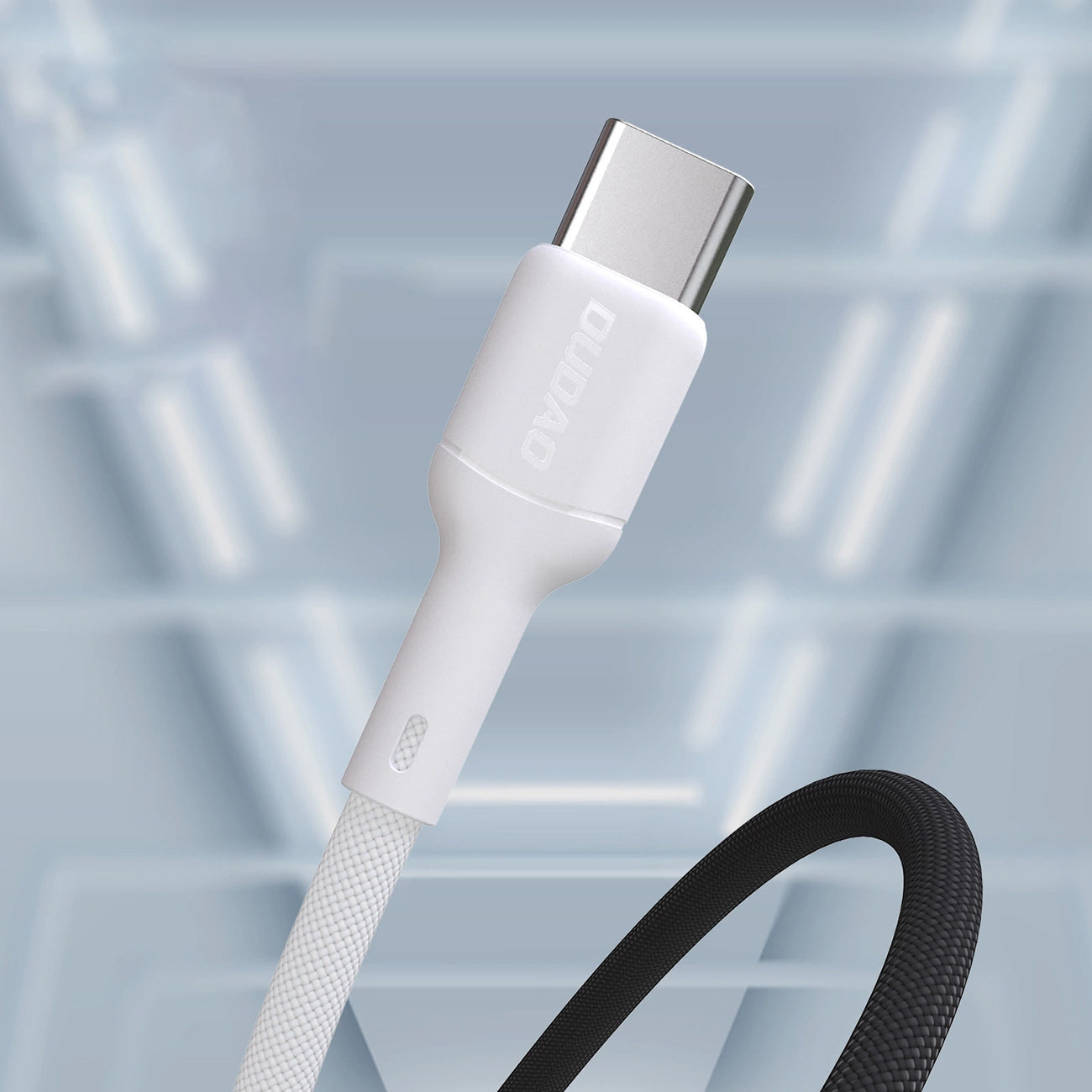 USB-C - USB-C Dudao L9C adat- és töltőkábel, 65W, 1m, Fehér