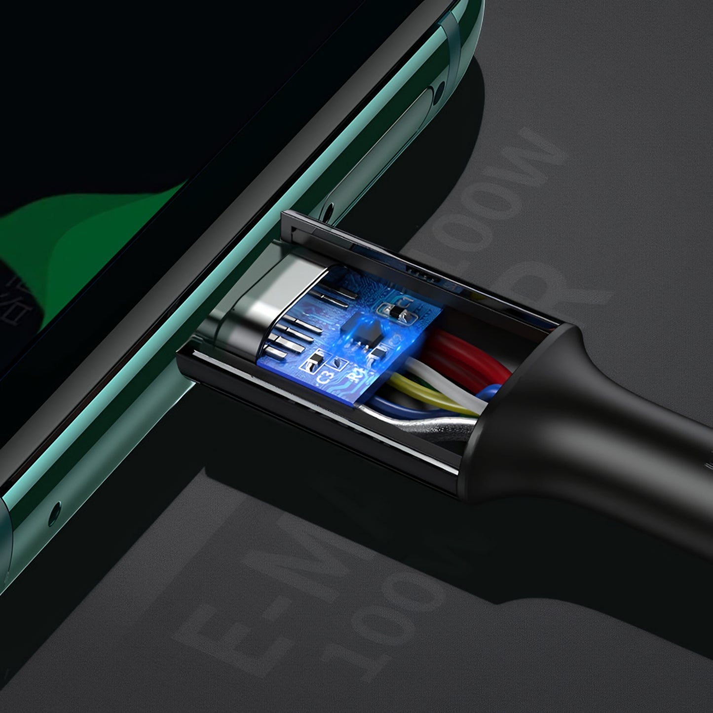 USB-C - USB-C adat- és töltőkábel UGREEN US300, 100W, 2m, Fehér