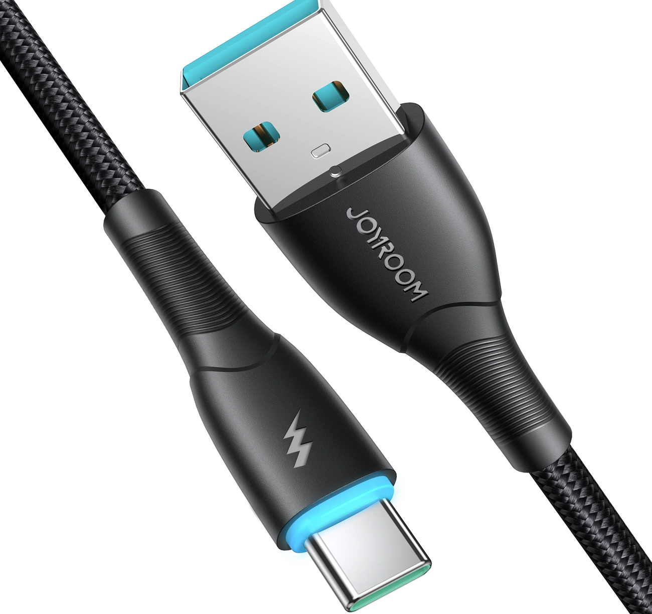 USB-A - USB-C Joyroom S-A32 adat- és töltőkábel, 18W, 1m, Fekete