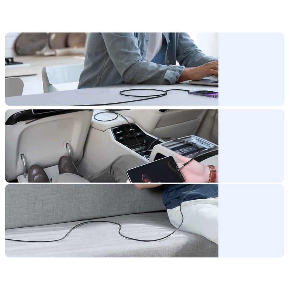 USB-A - Lightning adat- és töltőkábel Joyroom SA31-AL3, 18W, 1,2m, fekete