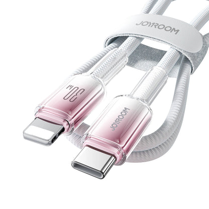 USB-C to Lightning Data and Charging Cable Joyroom S-A42, 30W, 1.2m, White
