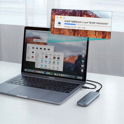 USB-C - USB-C adat- és töltőkábel UGREEN US300, 100W, 2m, Fehér