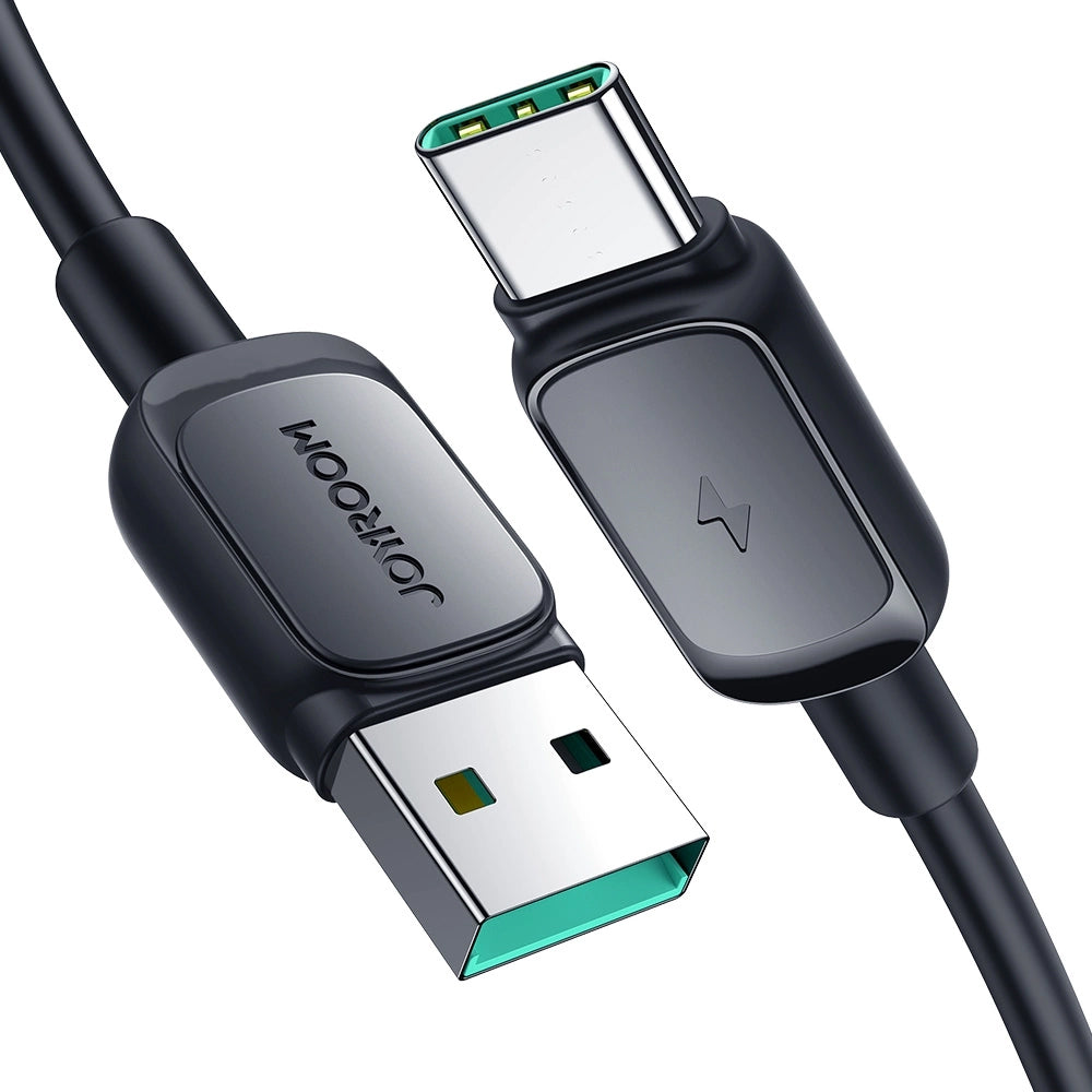 USB-A - USB-C Joyroom A14 adat- és töltőkábel, 18W, 1.2m, Fekete