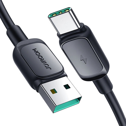 USB-A - USB-C Joyroom A14 adat- és töltőkábel, 18W, 1.2m, Fekete