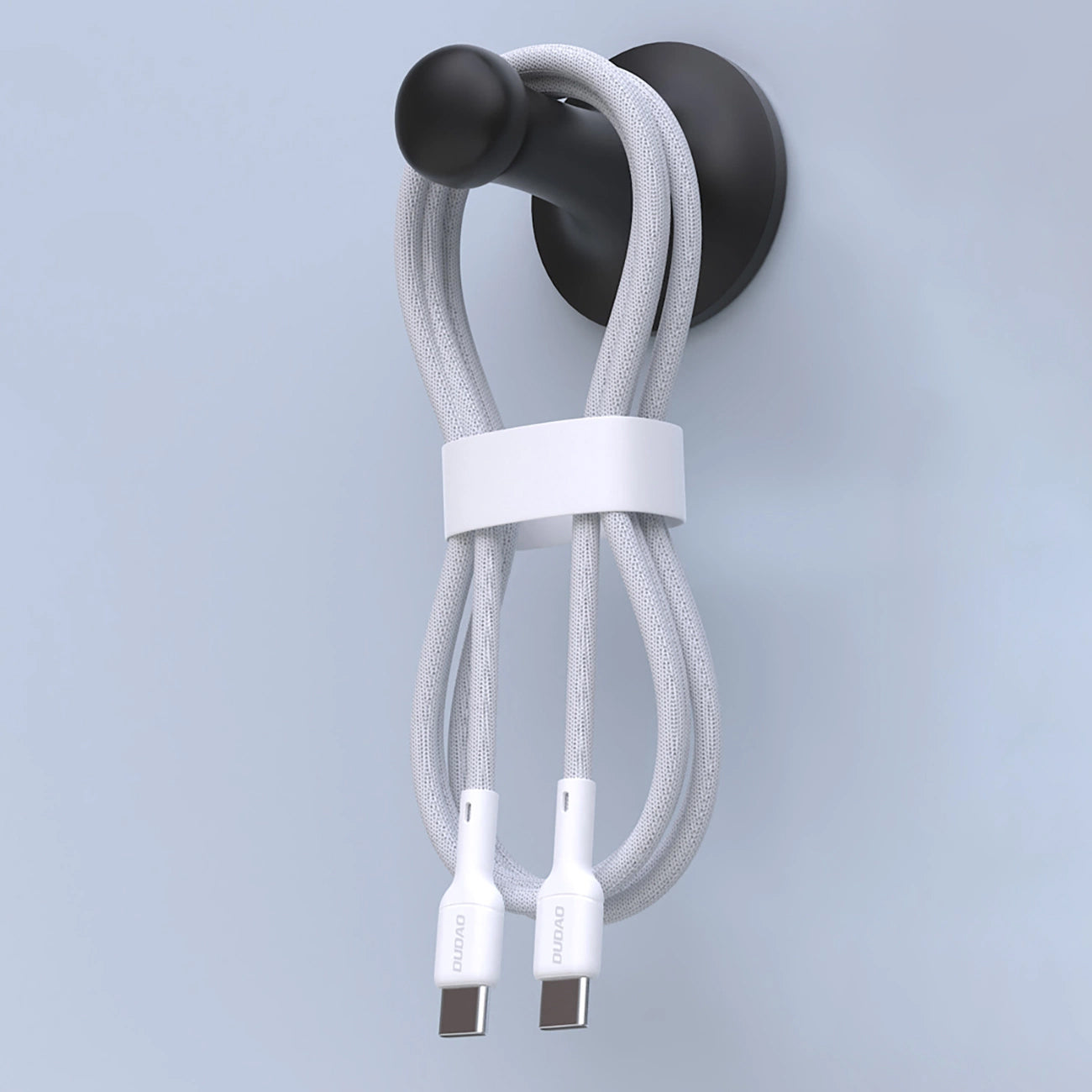 USB-C - USB-C Dudao L9C adat- és töltőkábel, 65W, 1m, Fehér