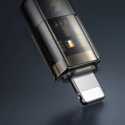 USB-A - Lightning McDodo CA-3140 Auto Power Off adat- és töltőkábel, 18W, 1.2m, Fekete