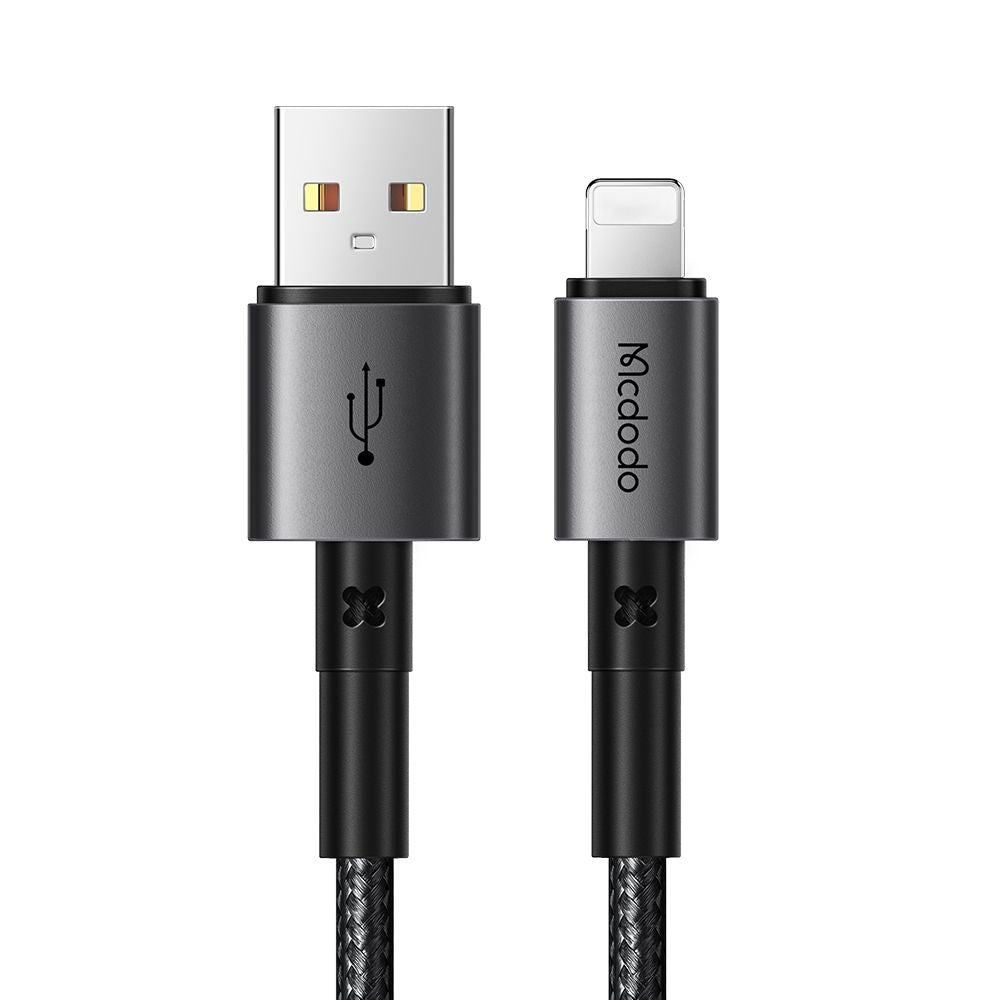 USB-A - Lightning McDodo CA-3580 adat- és töltőkábel, 18W, 1.2m, Fekete