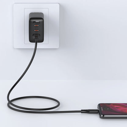 USB-A - microUSB adat- és töltőkábel Acefast C3-09, 18W, 1.2m, Fehér