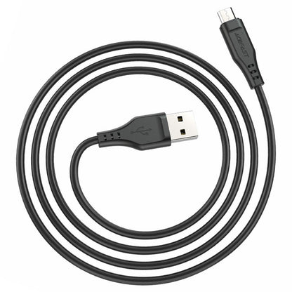 USB-A - microUSB adat- és töltőkábel Acefast C3-09, 18W, 1.2m, Fehér