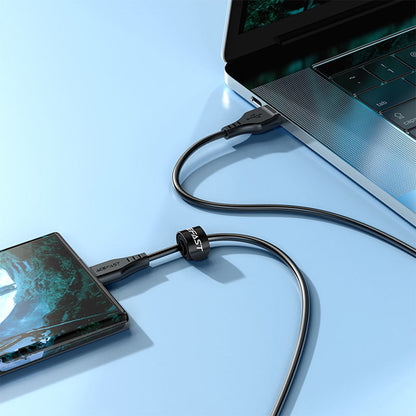 USB-A - microUSB adat- és töltőkábel Acefast C3-09, 18W, 1.2m, Fehér
