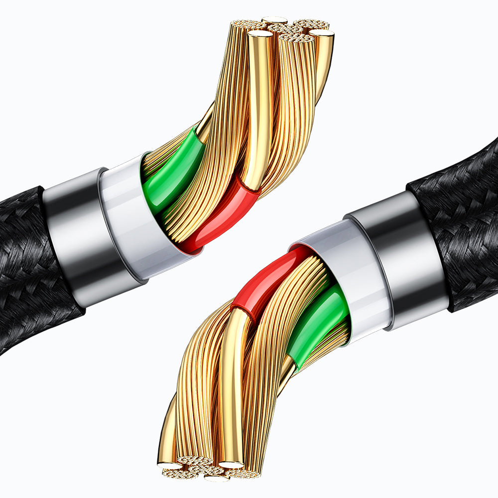 USB-A - microUSB McDodo CA-1070 Display adat- és töltőkábel, 18W, 1.2m, Fekete