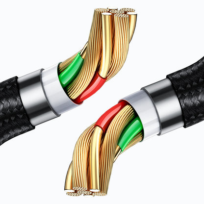 USB-A - microUSB McDodo CA-1070 Display adat- és töltőkábel, 18W, 1.2m, Fekete