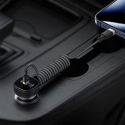USB-A - USB-C Acefast C14-04 adat- és töltőkábel, 18W, 1,2m, Fekete