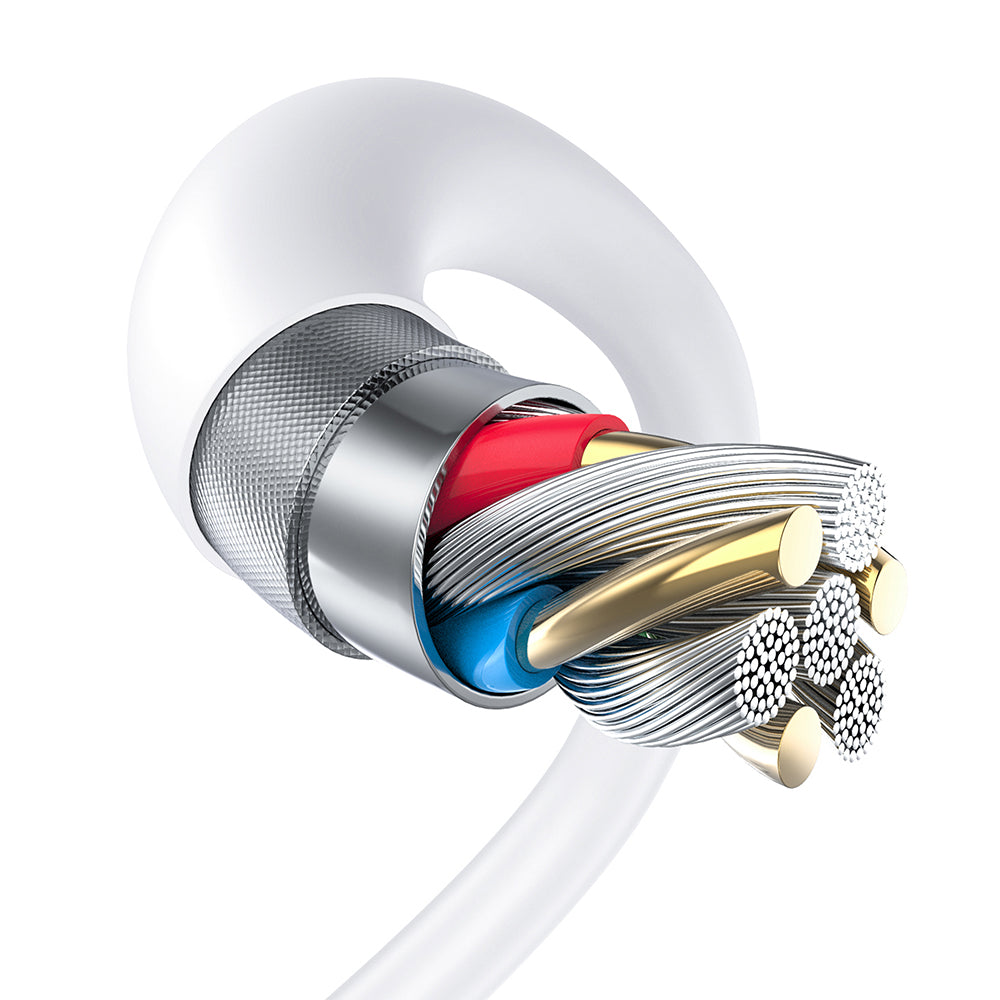 USB-A - USB-C Lito LD06T adat- és töltőkábel, 18W, 1m, Fekete