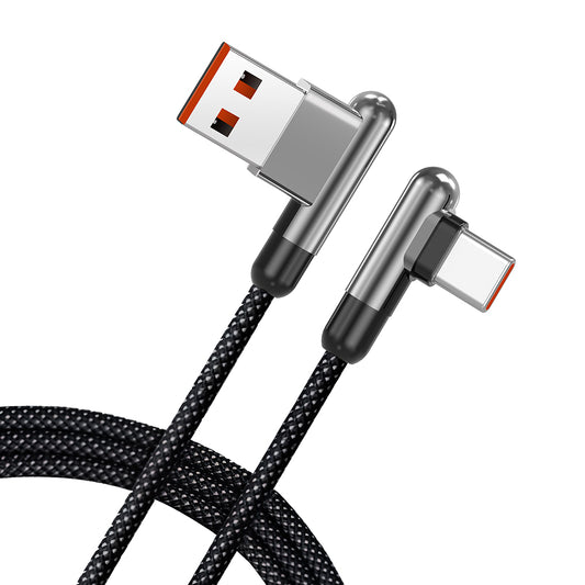 USB-A - USB-C Lito LD13C adat- és töltőkábel, 18W, 1m, Fekete