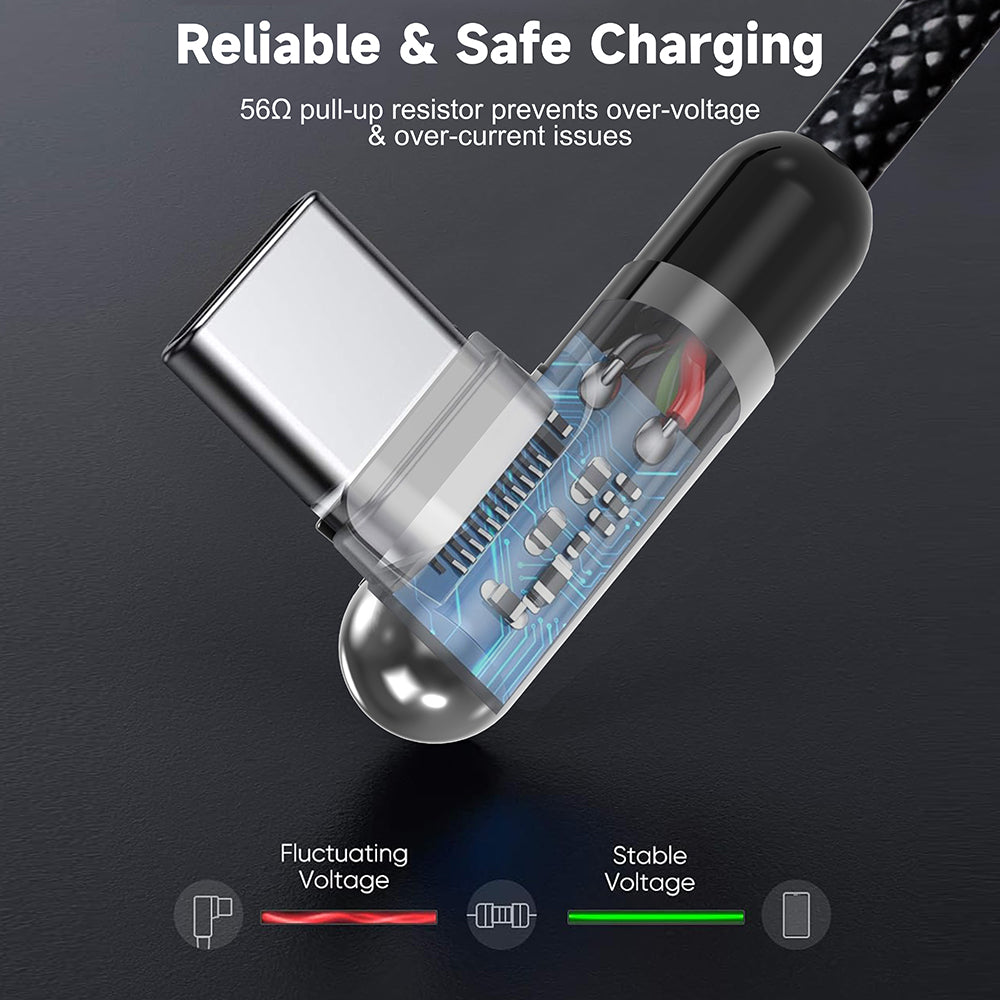 USB-A - USB-C Lito LD13C adat- és töltőkábel, 18W, 1m, Fekete