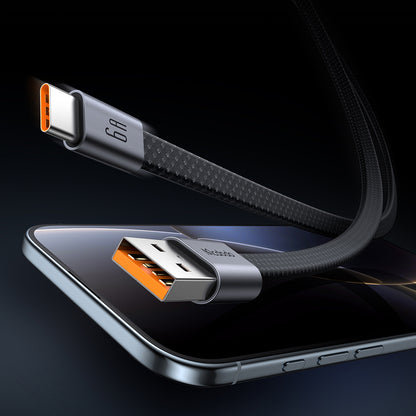 USB-A - USB-C adat- és töltőkábel McDodo CA-1200, 60W, 1m, fekete