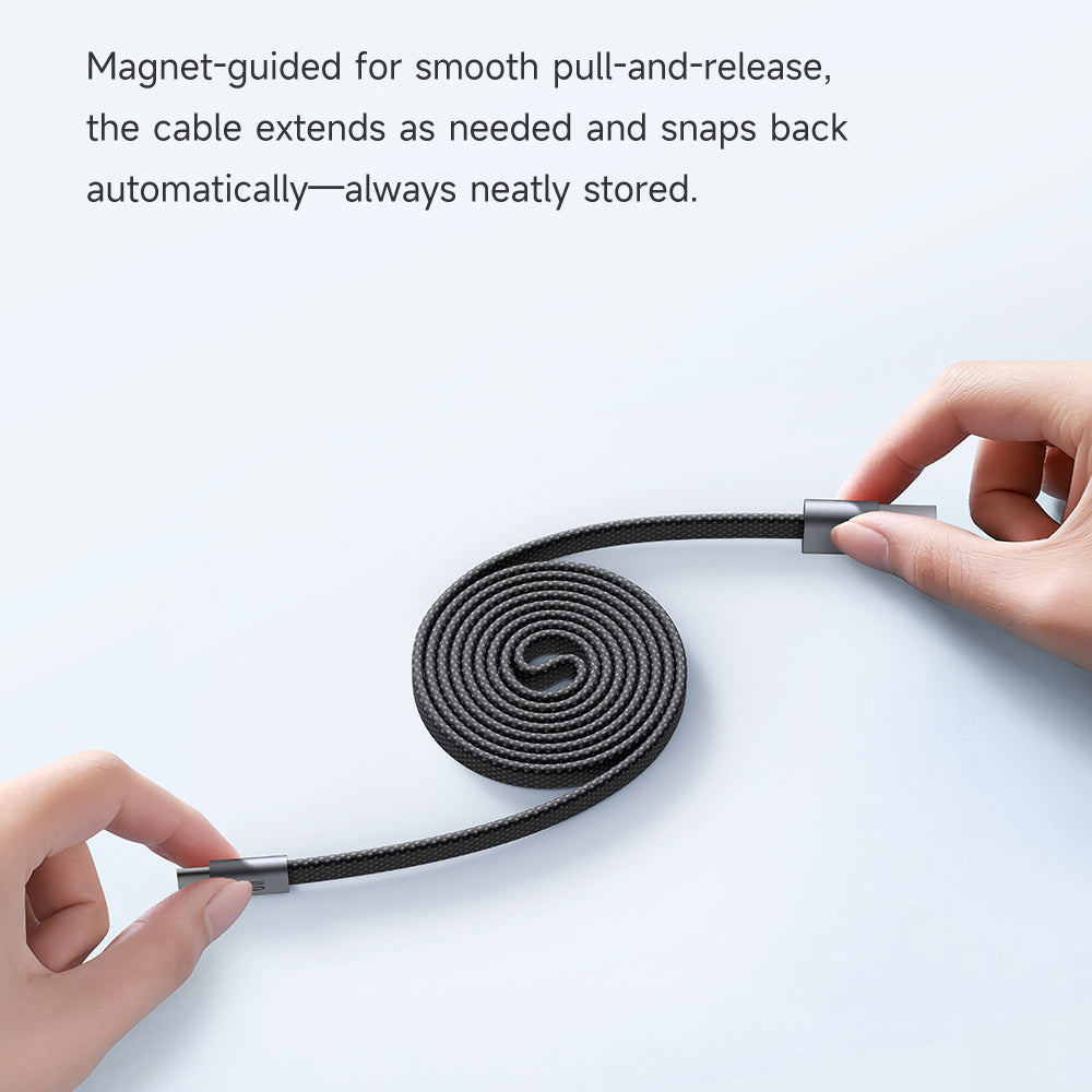 USB-A - USB-C adat- és töltőkábel McDodo CA-1200, 60W, 1m, fekete