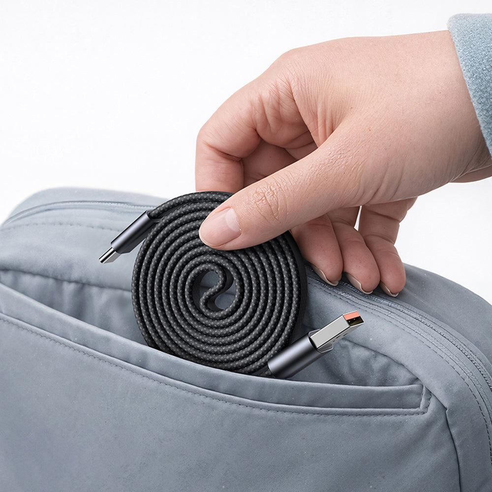 USB-A - USB-C adat- és töltőkábel McDodo CA-1200, 60W, 1m, fekete
