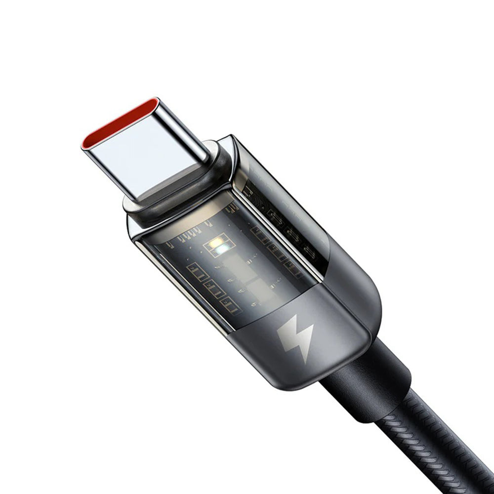 USB-A - USB-C McDodo CA-3150 Auto Power Off adat- és töltőkábel, 100W, 1.2m, Fekete