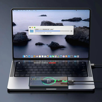 USB-A - USB-C McDodo CA-3150 Auto Power Off adat- és töltőkábel, 100W, 1.2m, Fekete