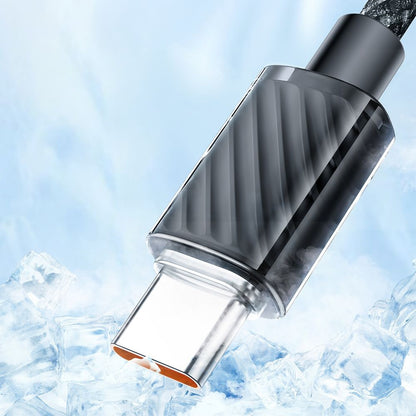 USB-A - USB-C McDodo CA-3650 adat- és töltőkábel, 100W, 1.2m, Fekete