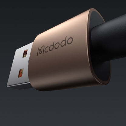 USB-A - USB-C McDodo CA-6891 adat- és töltőkábel, 66W, 1.2m, Arany