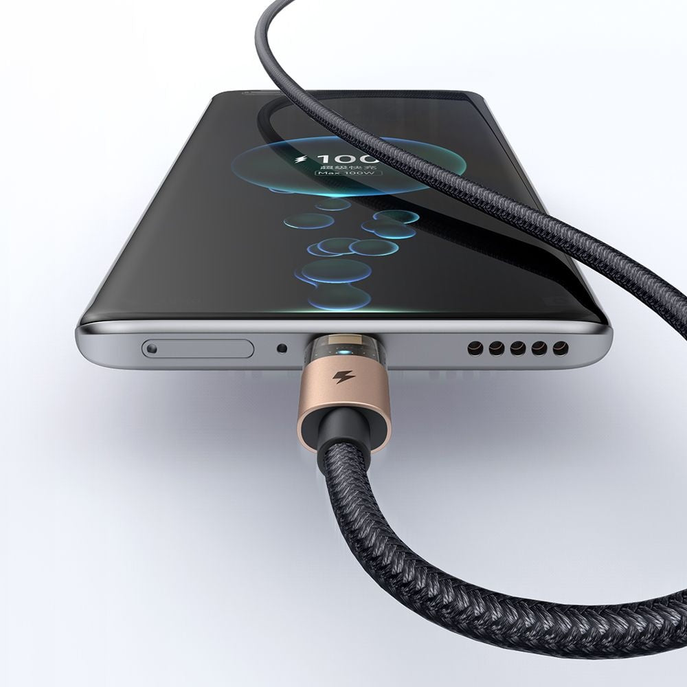 USB-A - USB-C McDodo CA-6891 adat- és töltőkábel, 66W, 1.2m, Arany