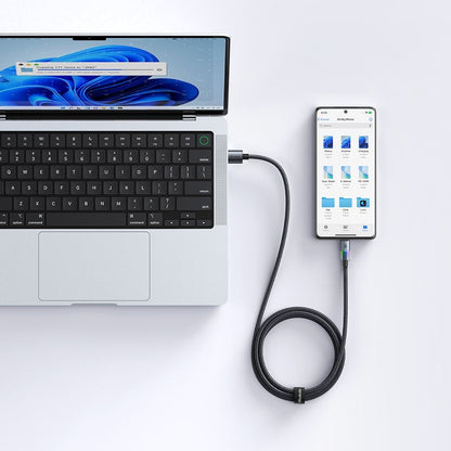 USB-A - USB-C McDodo CA-8180 Colorful adat- és töltőkábel, 66W, 1.2m, Fekete