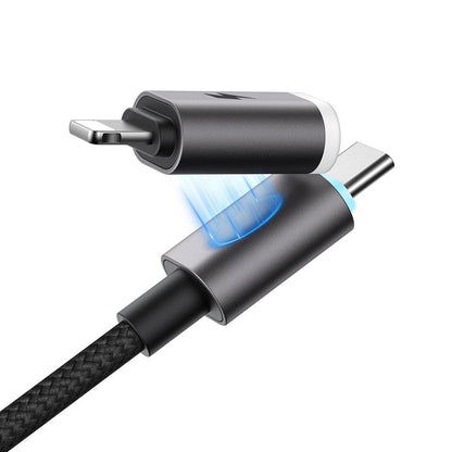 USB-A / USB-C Data and Charging Cable - USB-C / Lightning McDodo CA-6560, 60W, 1.2m, Black