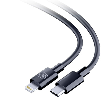 USB-C - Lightning adat- és töltőkábel 3MK Hyper, 20W, 1,2m, fehér