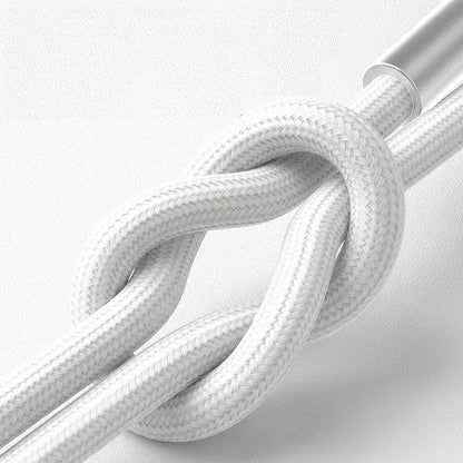 USB-C - Lightning 3MK Hyper N adat- és töltőkábel, 20W, 1m, fehér