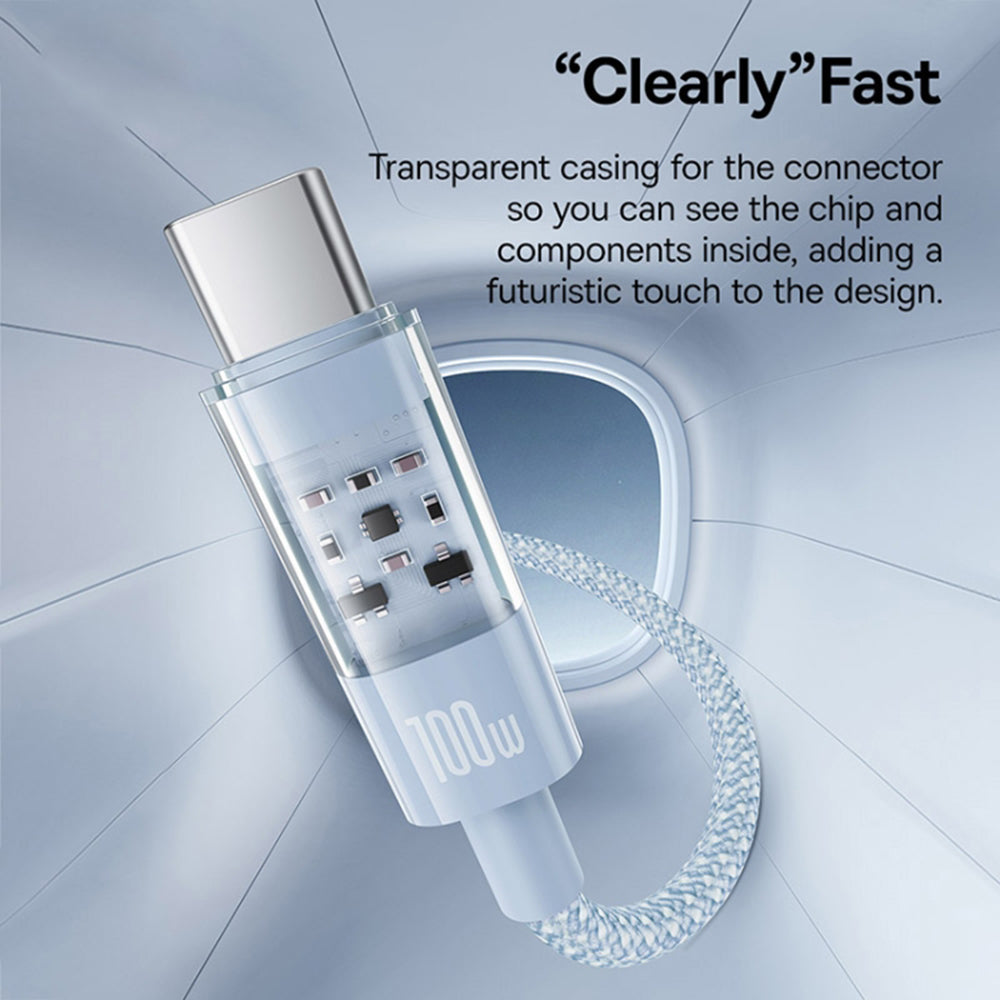 USB-C to Lightning Baseus Gem Data and Charging Cable, 20W, 2m, Blue P10373001311-01