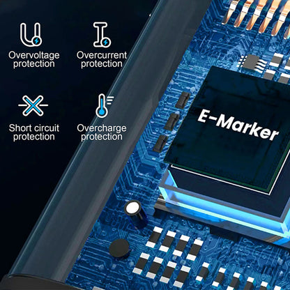 USB-C - Lightning Lito LD09CL Display adat- és töltőkábel, 36W, 1.2m, Fekete