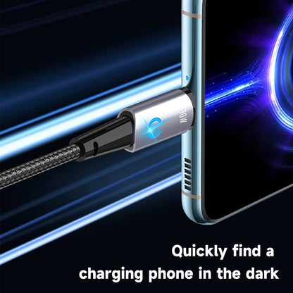 USB-C - Lightning Lito LD10CL adat- és töltőkábel, 30W, 1m, Fekete