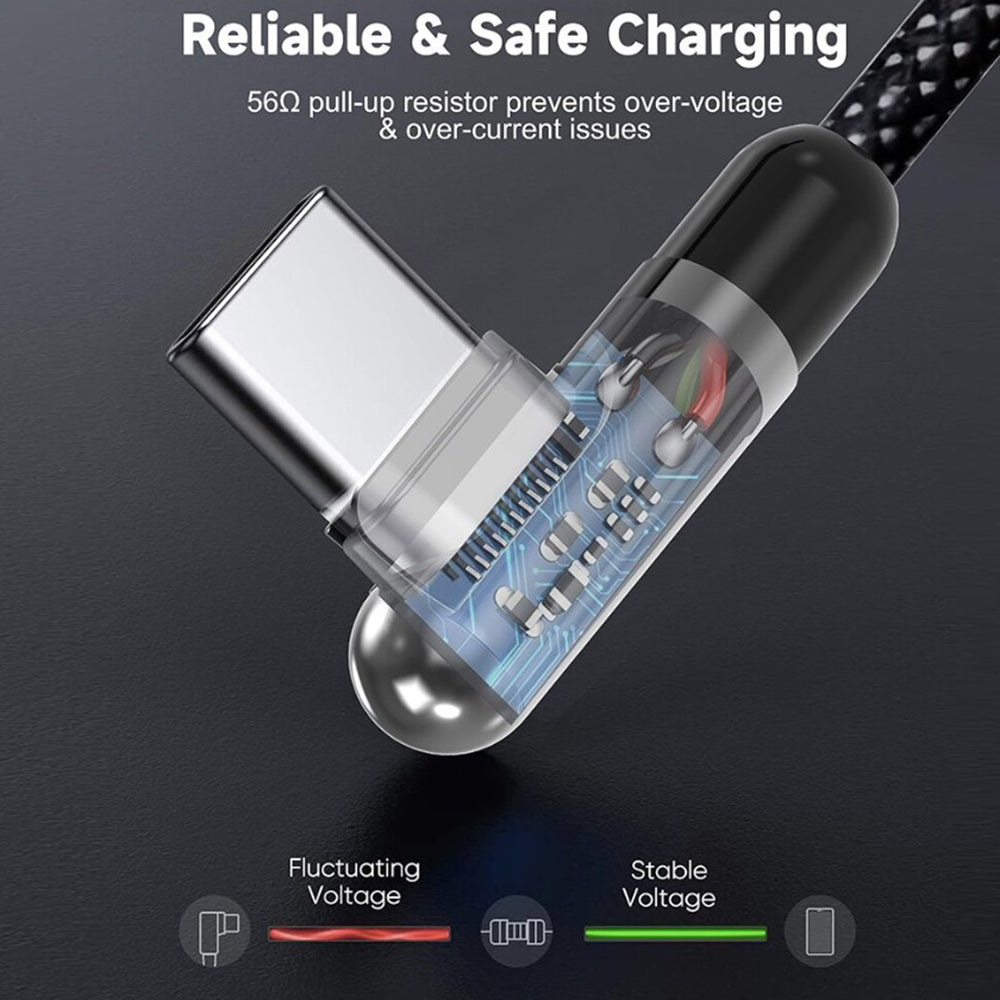 USB-C - Lightning adat- és töltőkábel Lito LD13CL, 30W, 1m, fekete