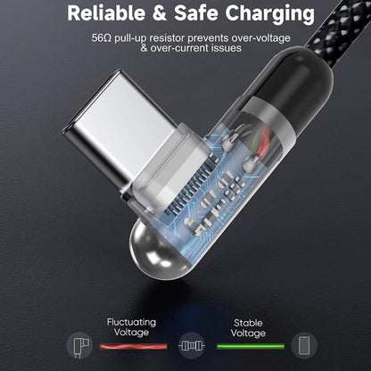 USB-C - Lightning adat- és töltőkábel Lito LD13CL, 30W, 1m, fekete