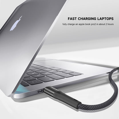 USB-C - Lightning Lito LD14CL adat- és töltőkábel, 30W, 1m, Fekete