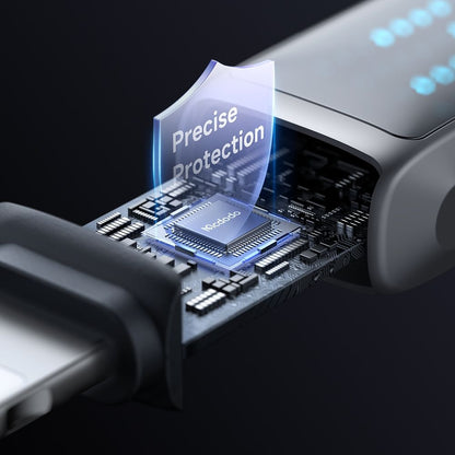 USB-C - Lightning McDodo CA-2630 Display adat- és töltőkábel, 36W, 1.2m, Fekete