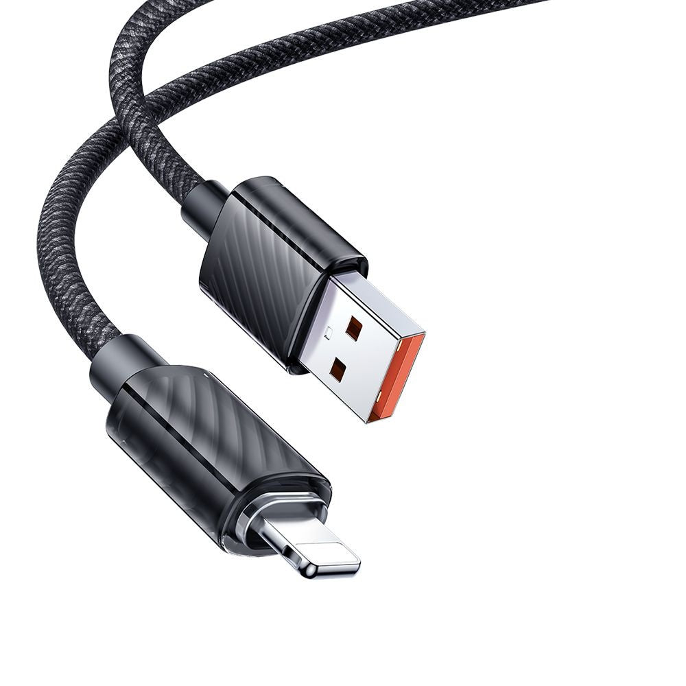 USB-C - Lightning McDodo CA-3640 adat- és töltőkábel, 18W, 1.2m, Fekete