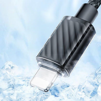 USB-C - Lightning McDodo CA-3640 adat- és töltőkábel, 18W, 1.2m, Fekete