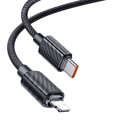USB-C - Lightning McDodo CA-3660 adat- és töltőkábel, 36W, 1.2m, Fekete