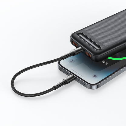 USB-C - Lightning McDodo CA-5631 adat- és töltőkábel, 36W, 1m, Fekete