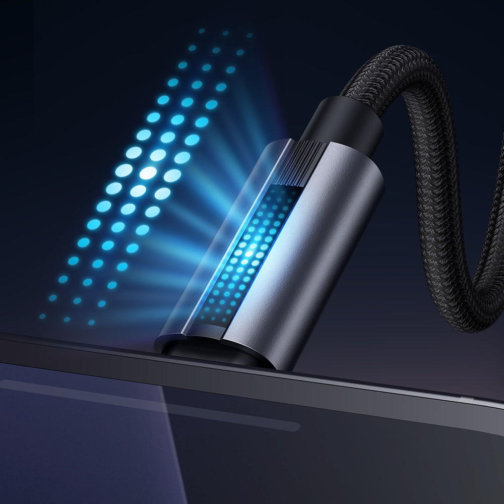 USB-C - Lightning McDodo CA-5710 adat- és töltőkábel, 36W, 1.2m, Fekete