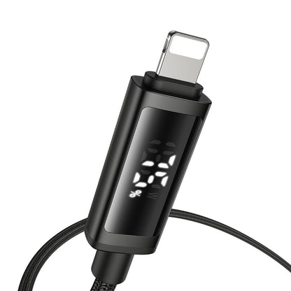 USB-C - Lightning McDodo CA-7990 Display adat- és töltőkábel, 36W, 1.2m, Fekete